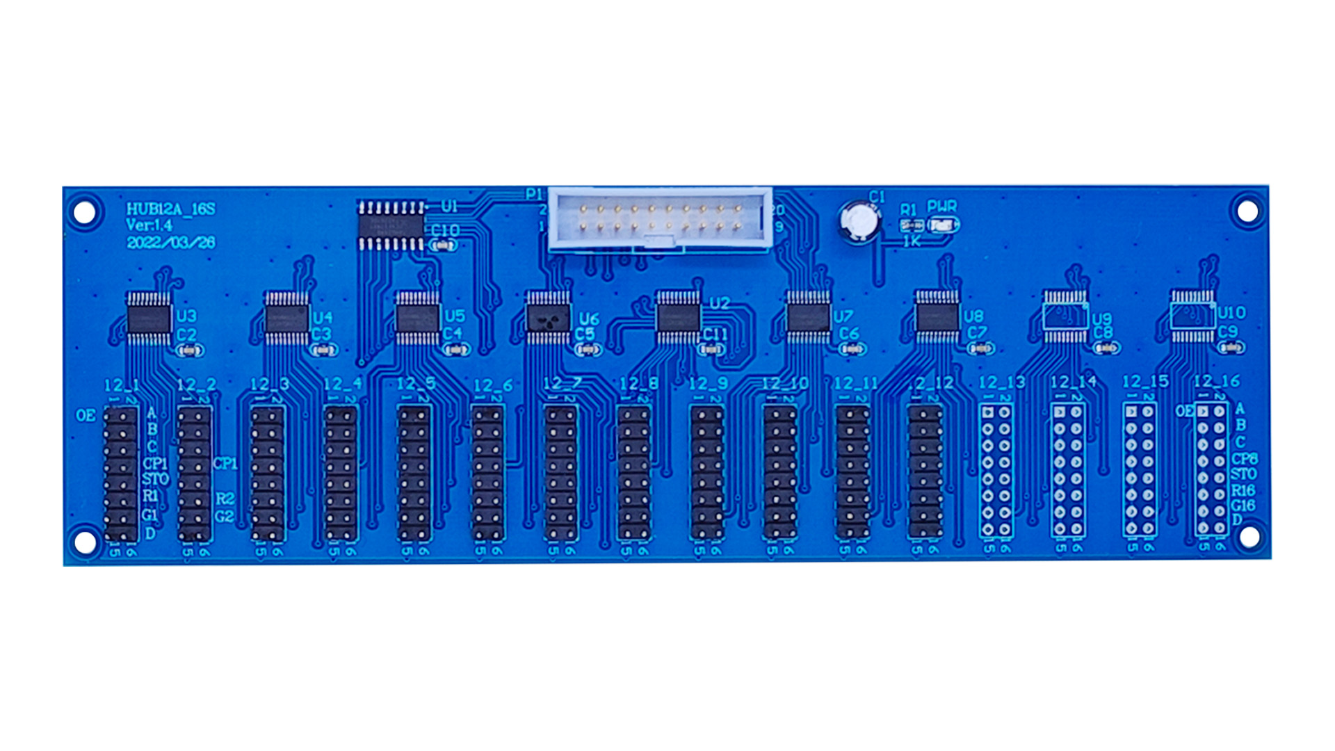 HUB12轉接闆（16口）